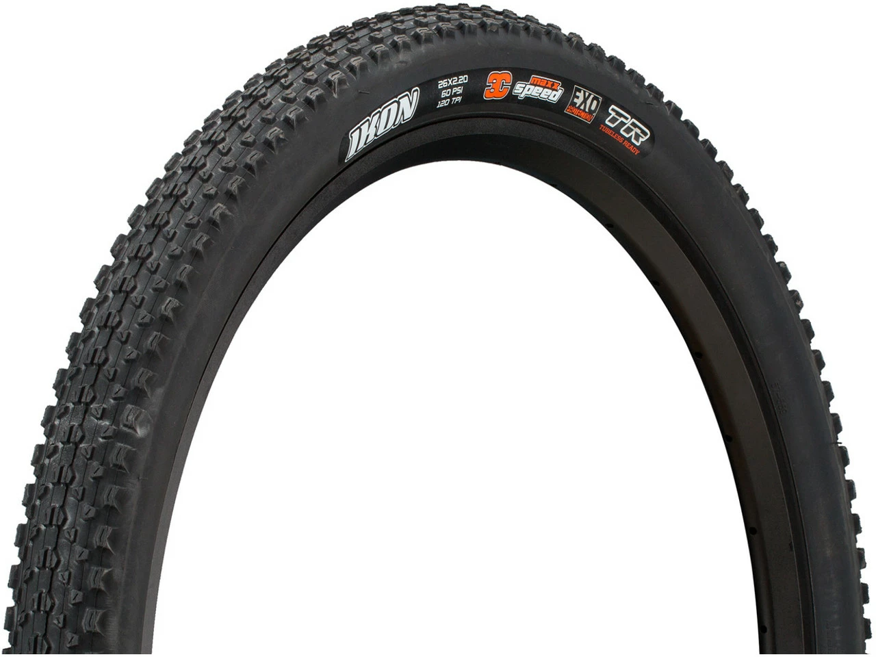 MAXXIS Pneu Souple Ikon 3C MaxxSpeed EXO TR 26" 3 MAXXIS Pneu Souple Ikon 3C MaxxSpeed EXO TR 26"