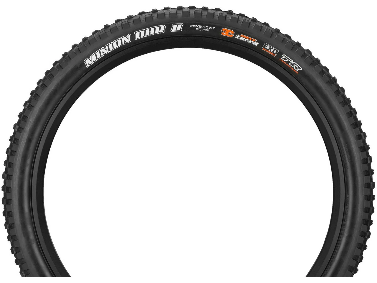 MAXXIS Pneu Souple Minion DHR II 3C MaxxTerra EXO WT TR 26" 4 MAXXIS Pneu Souple Minion DHR II 3C MaxxTerra EXO WT TR 26" – Image 2