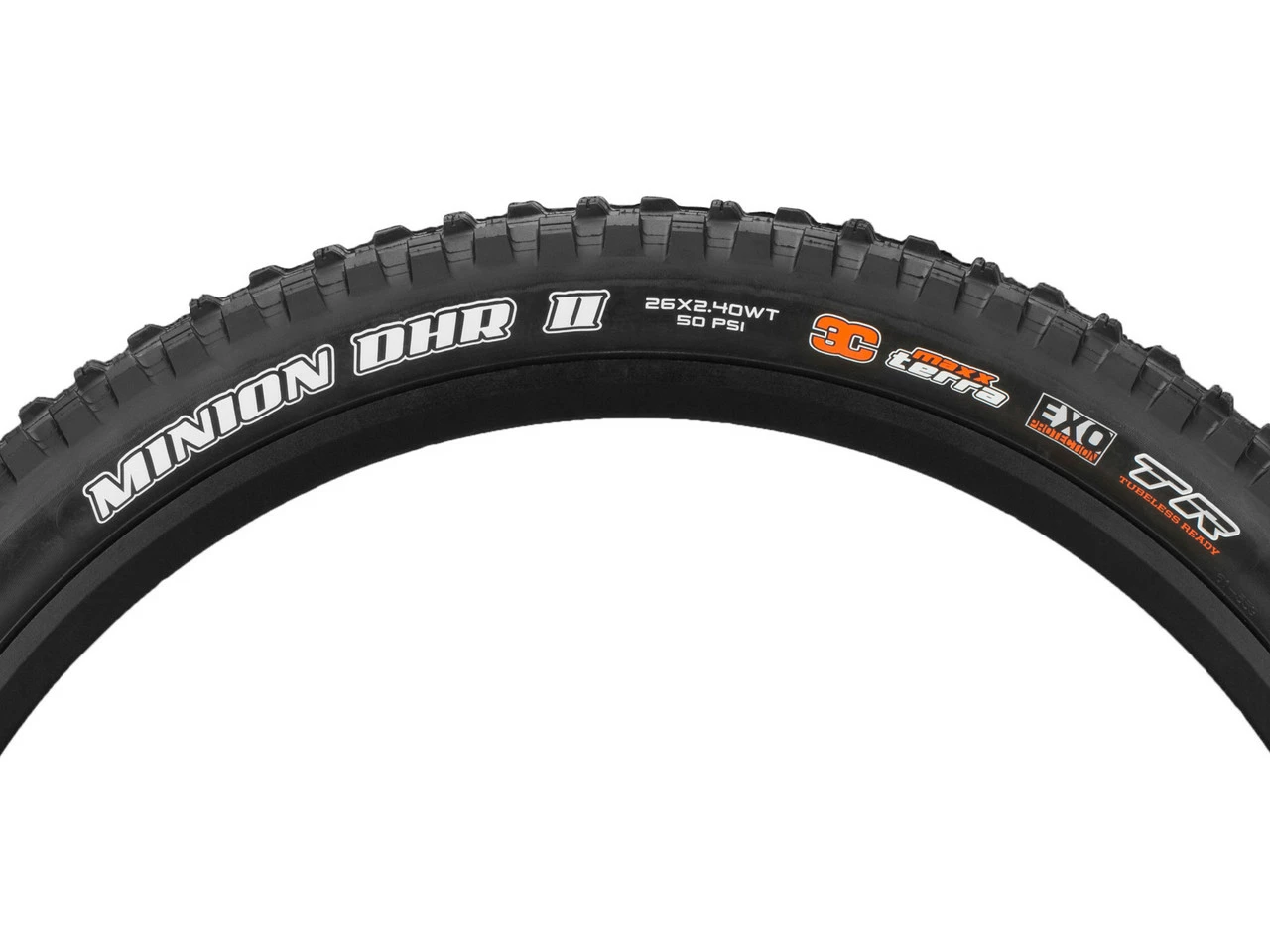 MAXXIS Pneu Souple Minion DHR II 3C MaxxTerra EXO WT TR 26" 5 MAXXIS Pneu Souple Minion DHR II 3C MaxxTerra EXO WT TR 26" – Image 3