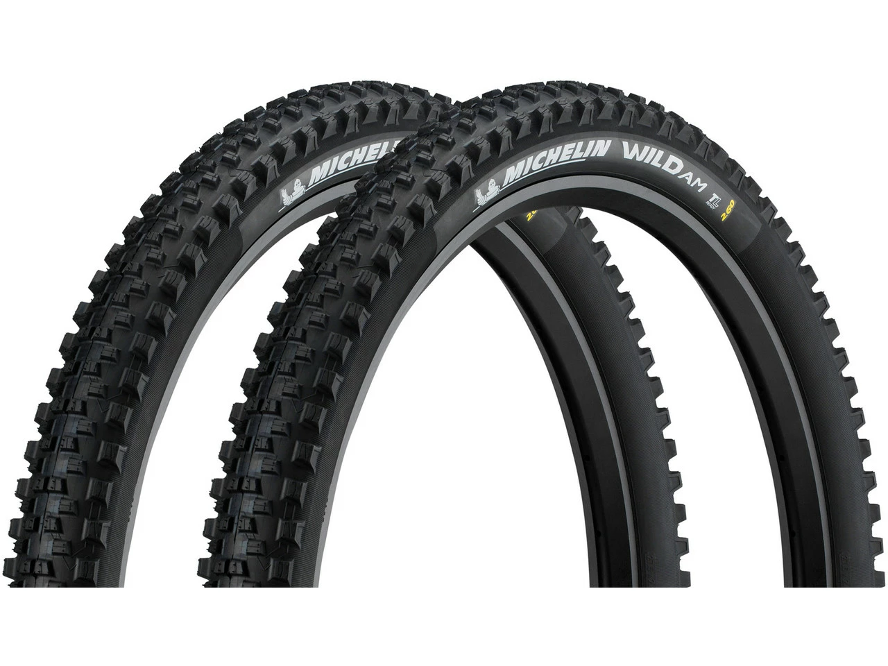 Michelin Set De 2 Pneus Souples Wild AM Performance 27,5+ 3 Michelin Set De 2 Pneus Souples Wild AM Performance 27,5+