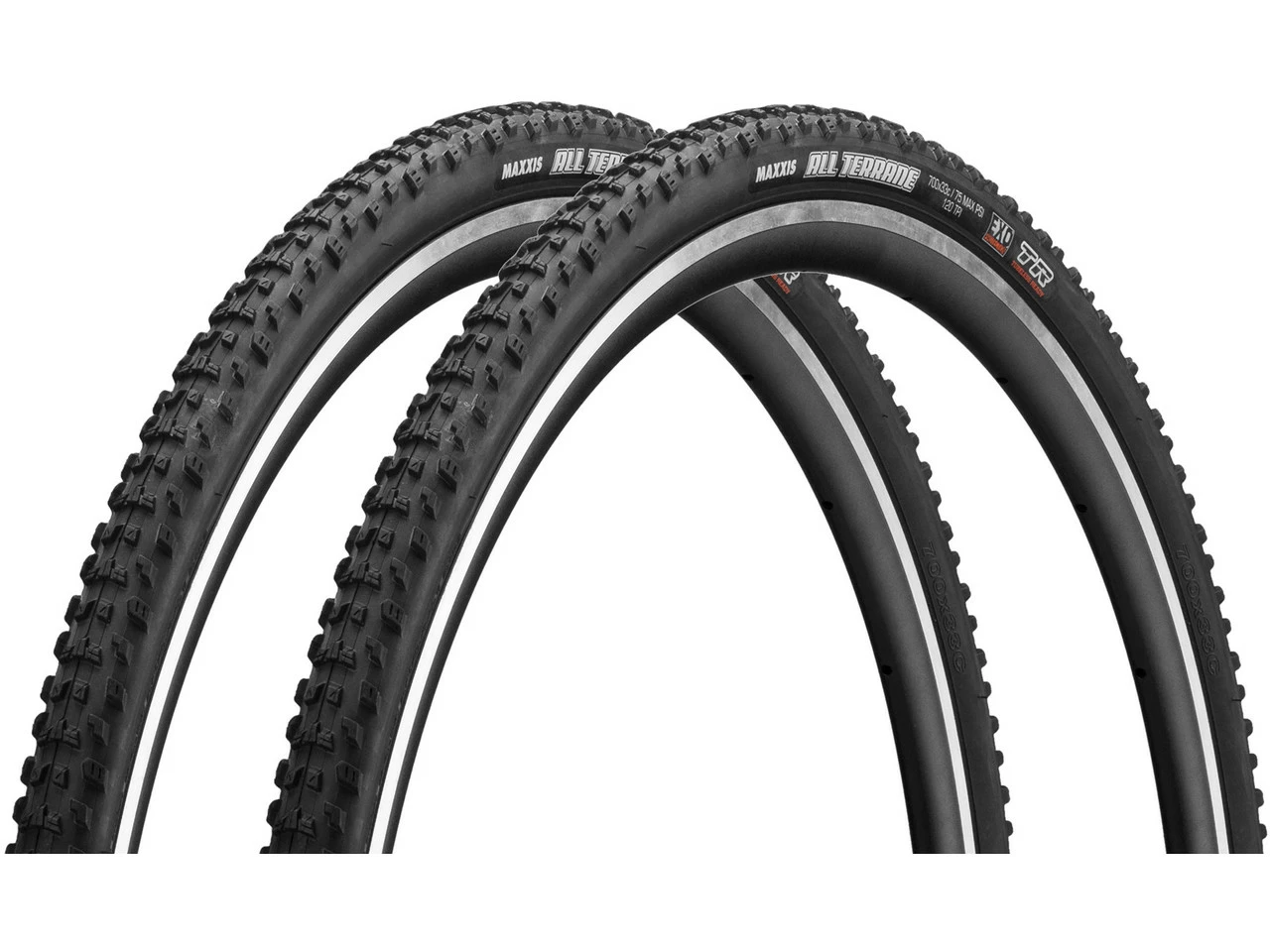 MAXXIS Set De 2 Pneus Souples All Terrane 28" 3 MAXXIS Set De 2 Pneus Souples All Terrane 28"