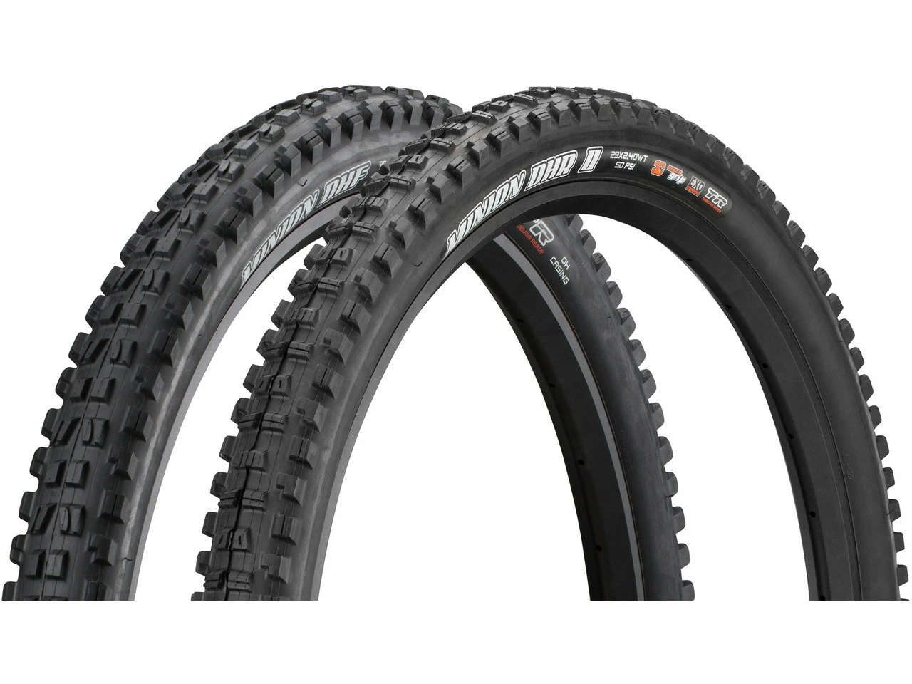 MAXXIS Set De 2 Pneus Souples Minion DHF / DHR II 3C MaxxGrip EXO WT TR 29" 3 MAXXIS Set De 2 Pneus Souples Minion DHF / DHR II 3C MaxxGrip EXO WT TR 29"