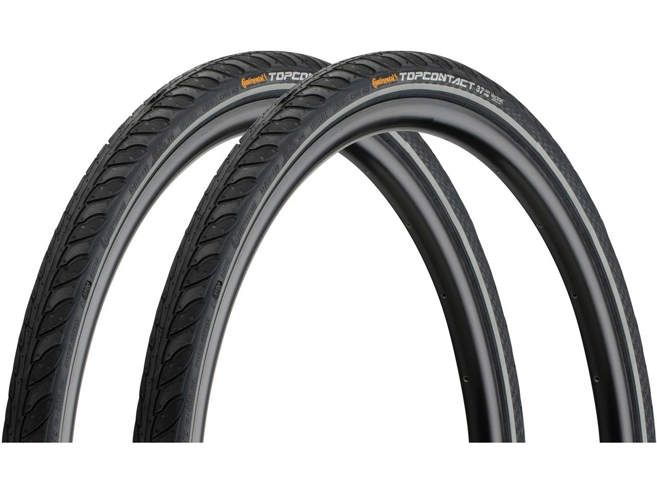 Continental Set De 2 Pneus Souples Top Contact II Vectran Breaker 28" 3 Continental Set De 2 Pneus Souples Top Contact II Vectran Breaker 28"