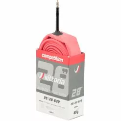 Vittoria 2 Pneus Souples Corsa G2.0 28" + 2 Chambres à Air Competition Latex -Pneus 27,5" Soldes 370110